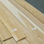 Bundle of sawn cherry veneer sheets from 0.5 to 3 meters long