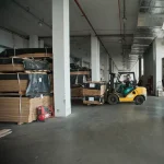 Склад пиломатеріалів WoodWay Expert з автонавантажувачем та палетами шпону