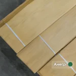 Packs of natural sliced Anegre veneer 0.6 mm first grade