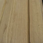 Close-up texture and grain pattern of natural sliced oak veneer