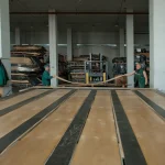 Veneer sorting and shipping process at the WoodWay Expert warehouse