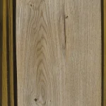 Close-up texture of natural sliced oak veneer with knots