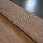 Bundle of sliced American walnut veneer extra grade at an angle