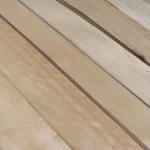 Surface of natural sliced beech veneer sheets at an angle