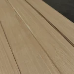 Sheets of natural sliced oak veneer arranged diagonally