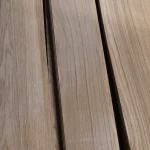 Natural wood texture of first grade sliced oak veneer close-up.