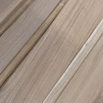 Texture and grain pattern of natural sliced oak veneer.