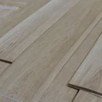 Surface of natural oak veneer sheet at an angle