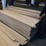 WoodWay Expert warehouse with a large assortment of natural sliced veneer.