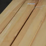 Texture and grain pattern of natural sliced pine veneer