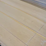 Light surface and fibers of natural sliced alder veneer