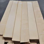 Bundle of sliced alder veneer 2.5 mm grade 2 in the warehouse