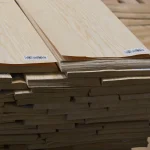 White ash veneer 0.6 mm, 2.1–2.25 m, grade 1: grain pattern detail