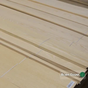 Natural sliced white ash veneer 0.6 mm thick extra grade