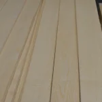 Surface of sliced white ash veneer 0.6 mm thick
