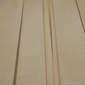 Stack of white ash veneer sheets, 0.6 mm, grade 1
