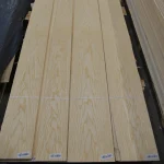 Surface of white ash veneer close up, 0.6 mm