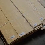 Warehouse pallet with first grade sliced white ash veneer 1.5 mm.