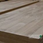 Стеновая панель из европейского ореха паркет толщиной 19 мм на складе WoodWay Expert.