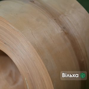 Рулон дубльованого шпону вільхи з поміткою породи «Вільха»