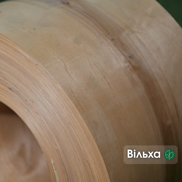 Рулон дубльованого шпону вільхи з поміткою породи «Вільха»