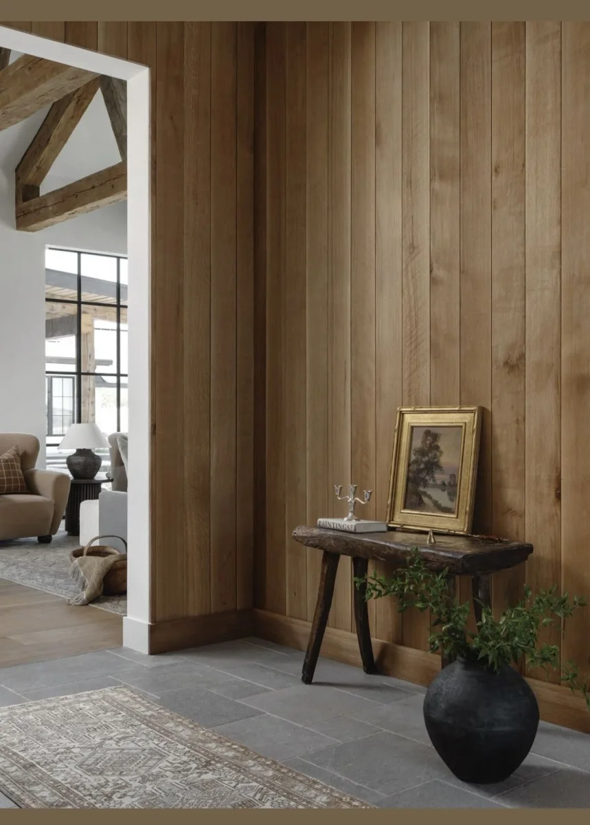 Wall panels — Sawn Elm Veneer