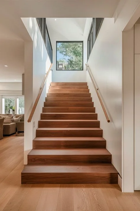 Staircase elements and treads — Sawn Teak Veneer